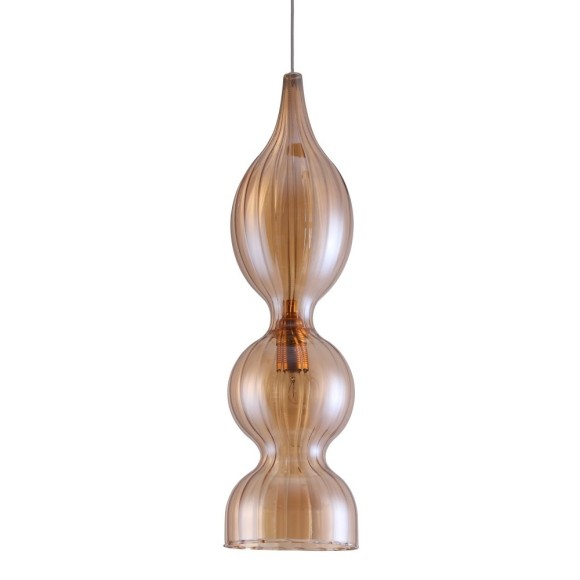 Светильник подвесной Crystal Lux IRIS SP1 B AMBER Светильник подвесной Crystal Lux IRIS SP1 B AMBER