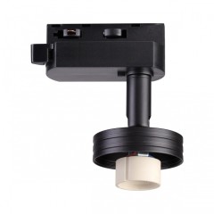 370618 KONST NT19 149 черный Корпус трековый однофазный IP20 GU10 50W 220V UNIT 370618 KONST NT19 149 черный Корпус трековый однофазный IP20 GU10 50W 220V UNIT