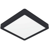 900644 Накладной светильник FUEVA 5, 17W (LED), 3000K, IP44, L210, B210, H28, сталь, черный / пластик, белый