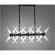 Подвесной светильник Lumina Deco Alford LDP 6036-20 BK