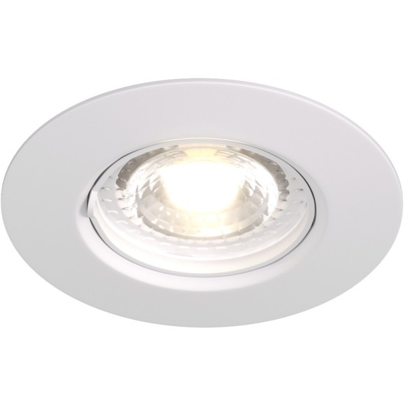 DK3028-WH Встраиваемый светильник, IP 20, 10 Вт, GU5.3, LED, белый, пластик DK3028-WH Встраиваемый светильник, IP 20, 10 Вт, GU5.3, LED, белый, пластик