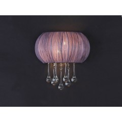 SL350.091.02 Бра ST-Luce Хром/Фиолетовый E14 2*40W PREFERITA SL350.091.02 Бра ST-Luce Хром/Фиолетовый E14 2*40W PREFERITA