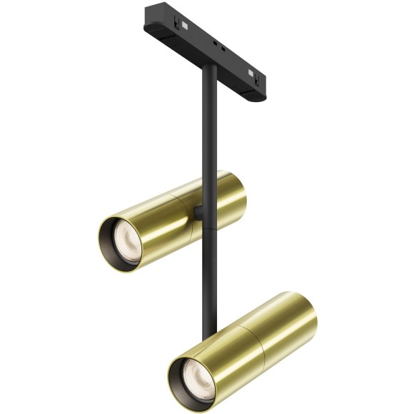 TR005-4-2X12W-DS-BBS Трековый магнитный SMART (App, Bluetooth Mesh, Алиса) светодиодный светильник Maytoni Exility CRI90+ 2700-6000К 1624Лм 36° 24Вт