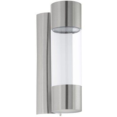 96013 Уличный светодиодный светильник настенный ROBLEDO, 2х3,7W(LED), H260, нерж. сталь/пластик, пр