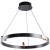 Подвесная черная светодиодная люстра-кольцо 60см 30Вт 840лм 3000К Arte Lamp CESARE A1993SP-30BK