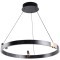 Подвесная черная светодиодная люстра-кольцо 60см 30Вт 840лм 3000К Arte Lamp CESARE A1993SP-30BK