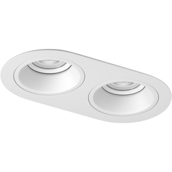 Встраиваемый светильник 220V GU5.3 IP20 Lightstar Domino D6560606WMOD