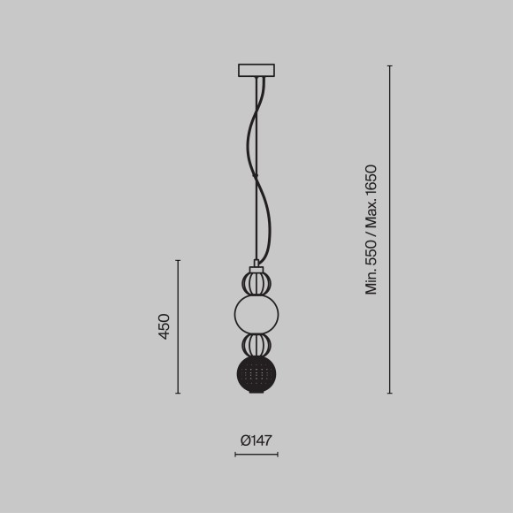 Подвесной светильник Maytoni P069PL-L17G3K Подвесной светильник Maytoni P069PL-L17G3K