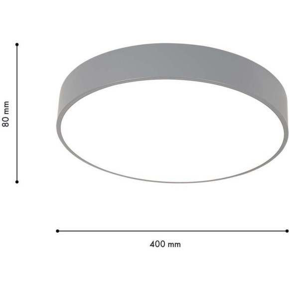 4682-4C, потолочный светильник, D400xH80, LEDx30W, 1880LM, 4000K, included 4682-4C, потолочный светильник, D400xH80, LEDx30W, 1880LM, 4000K, included