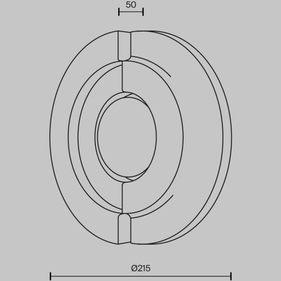 Настенный светильник (бра) Maytoni MOD462WL-L10BG3K