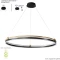 FERNANDO SP88W LED BLACK/GOLD 0621/301N Crystal Lux Черно-золотая потолочная люстра кольцо, LED 88 Вт, CCT 3000–6300 К, пульт управления, поток 5200 Лм, CRI 80, Ø1000 мм, H max 1560 мм, IP20, 220 В