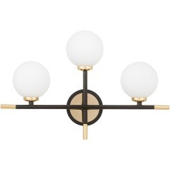 Бра Lumina Deco Marsiada LDW 6033N-3 BK+F.GD