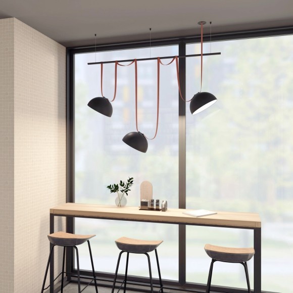 DK5563-BK Светодиодный светильник для трека-ремня серии Denkirs Belty 48V, 28W, RA90, 120°, 3000K