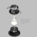 Встраиваемый влагозащищённый светильник COVE, IP44, до 15 Вт LED, GU10, алюминий, чёрный