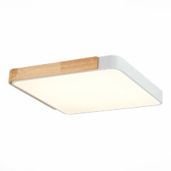 SLE201252-01 Светильник потолочный Белый, Светлое дерево/Белый LED 1*42W 3000K/4000K/6000K FESTA SLE201252-01 Светильник потолочный Белый, Светлое дерево/Белый LED 1*42W 3000K/4000K/6000K FESTA