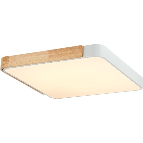 SLE201252-01 Светильник потолочный Белый, Светлое дерево/Белый LED 1*42W 3000K/4000K/6000K FESTA SLE201252-01 Светильник потолочный Белый, Светлое дерево/Белый LED 1*42W 3000K/4000K/6000K FESTA