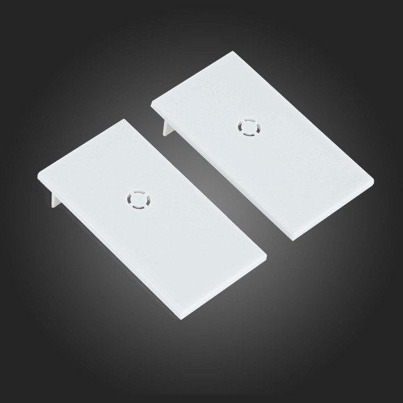 ST015.522.15H Заглушка торцевая (2шт) белая для накладных шинопроводов SKYLINE 220