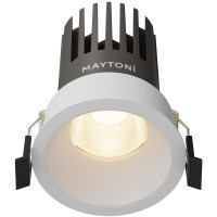 Встраиваемый светильник Maytoni Dip Hight LED Ra90 Lm1690 3000K IP20 15Вт 50° DL117-15W-3K-W