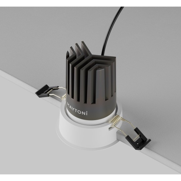 Встраиваемый светильник Maytoni Dip Hight LED Ra90 Lm1690 3000K IP20 15Вт 50° DL117-15W-3K-W