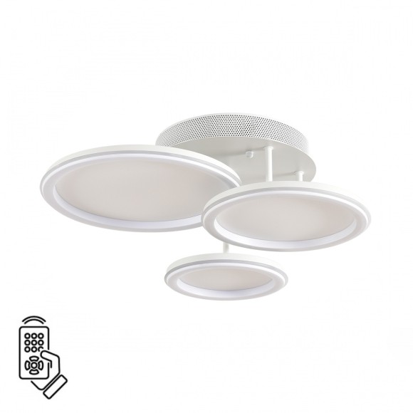 Умная люстра потолочная с ПДУ и голосовым управлением LED 60W 3000-6500К 220V ALIS SMART 8380/60CL