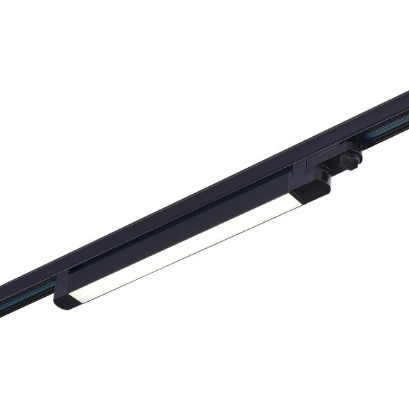 ST663.446.20 Св-к трек. Черный LED 1*20W 4000K 1 600Lm Ra90 120° IP20 L535xW33xH73 165-265V Трехфазная трековая система