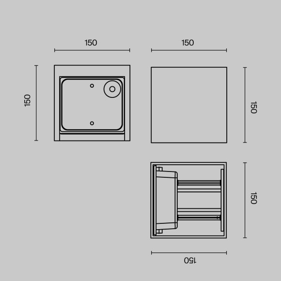 Архитектурная подсветка светодиодная Fulton O572WL-L20GR3K IP54