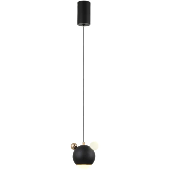 Светильник подвесной Crystal Lux AMIGO SP LED BLACK