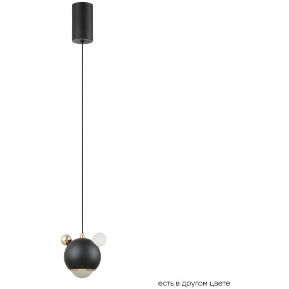 Светильник подвесной Crystal Lux AMIGO SP LED BLACK