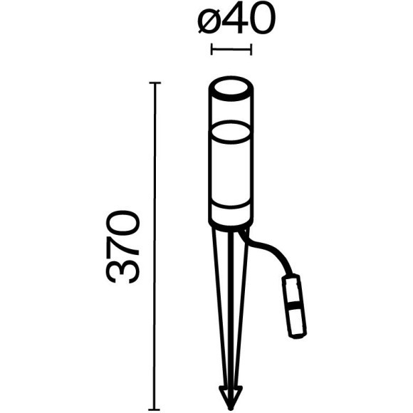 Ландшафтный светильник Outdoor O437FL-01GF