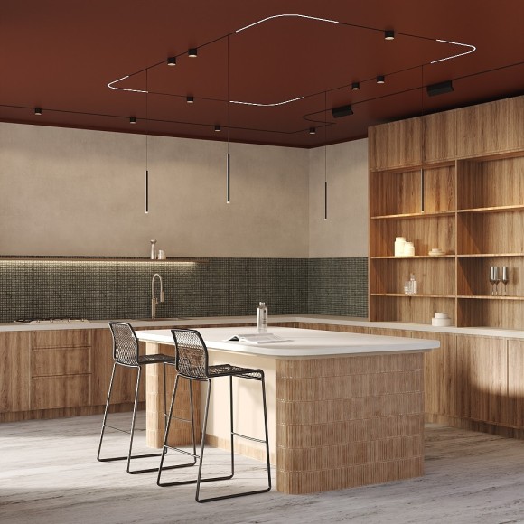 TR186-1-16W4K-B Ультратонкий трековый диммируемый по TRIAC 0/1-10V магнитный светодиодный светильник Maytoni Levity CRI90+ 4000К 350Лм 100° 16Вт