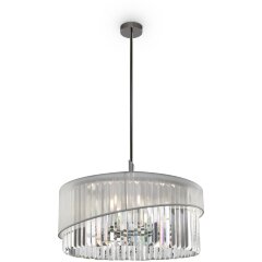 Потолочная люстра хрустальная Eclipse FR5170PL-08N Потолочная люстра хрустальная Eclipse FR5170PL-08N