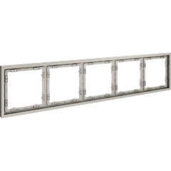 Рамка пластиковая VOLTUM S70 на 5 постов, (кашемир)