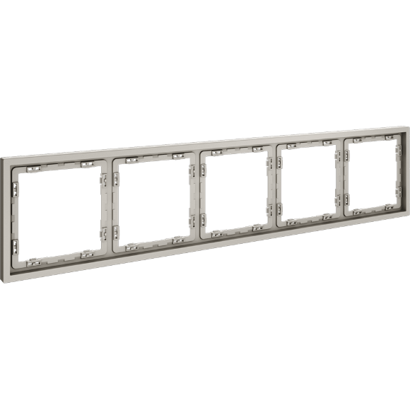 Рамка пластиковая VOLTUM S70 на 5 постов, (кашемир)