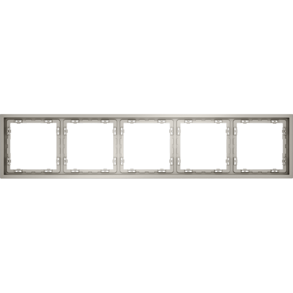 Рамка пластиковая VOLTUM S70 на 5 постов, (кашемир)