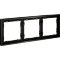 Рамка металлическая на 3 поста, S70 Metal (антрацит)