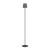901111 FIORANA Торшер напольный с 1 лампой E14, 7.5Вт, выключатель, металл/ткань, черный/золотистый/капучино