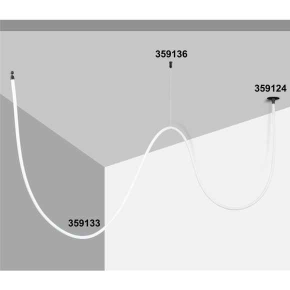 Подвесной комплект с 2-х метровым тросом RAMO 359136 Подвесной комплект с 2-х метровым тросом RAMO 359136