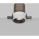Maytoni Mini DL059-7W3K-TRS-B Черный круглый безрамочный светодиодный светильник-спот встраиваемый в ГКЛ, COB LED 7Вт 3000K 50° 650Лм CRI90 IP20 220V светодиоды Bridgelux, диммируемые при смене блока питания