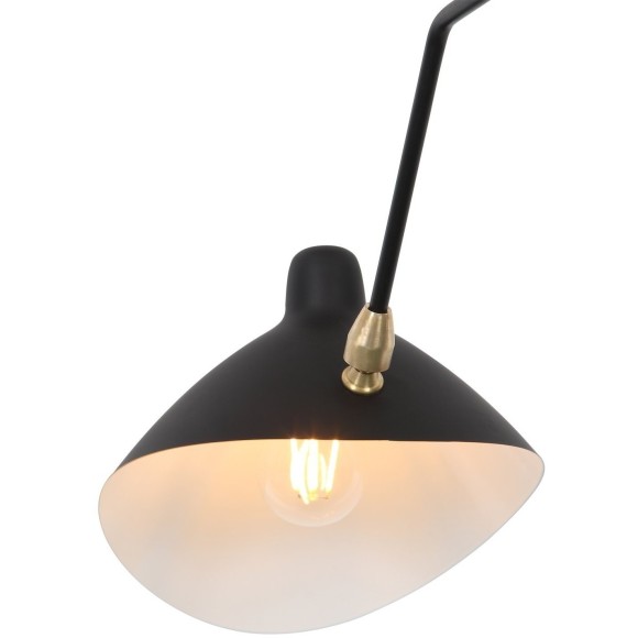 SL305.402.03 Люстра потолочная ST-Luce Черный/Черный, Белый E27 3*60W SPRUZZO