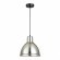 SLE114713-01 Подвес Черный/Хром E27 1*60W BACCHI