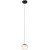 390479 Светодиодный подвес с регулировкой цветовой температуры PANTOJA, 1X5,8W(LED), Ø240, 2200-6500K, 1100lm, сталь, черный, янтарный