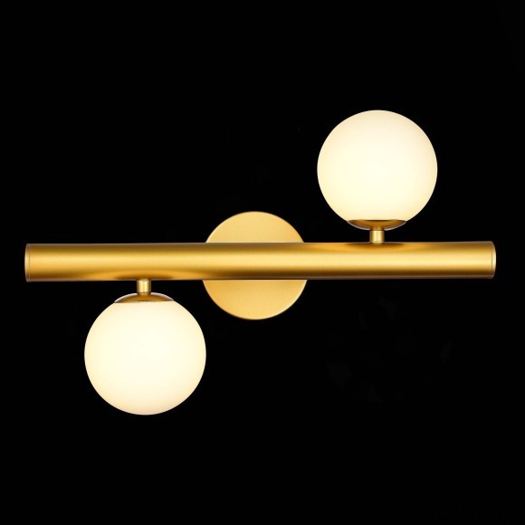 SL1185.201.02 Бра ST-Luce Золотистый/Белый G9 2*5W ASOLO SL1185.201.02 Бра ST-Luce Золотистый/Белый G9 2*5W ASOLO