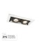 Встраиваемый светильник Arte Lamp A5931PL-2WH CARDANI PICCOLO под лампы 2xGU10 50W