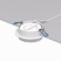 DK2090-WH Встраиваемый светильник FLAT, IP 20, до 15 Вт, GX53, LED, белый, алюминий