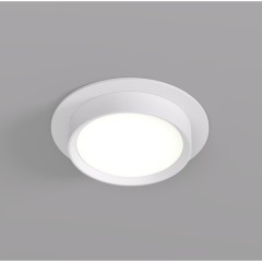 DK2090-WH Встраиваемый светильник FLAT, IP 20, до 15 Вт, GX53, LED, белый, алюминий DK2090-WH Встраиваемый светильник FLAT, IP 20, до 15 Вт, GX53, LED, белый, алюминий