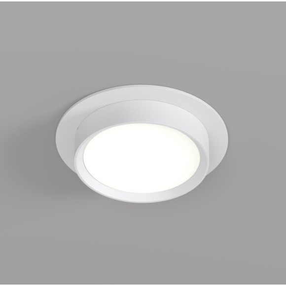 DK2090-WH Встраиваемый светильник FLAT, IP 20, до 15 Вт, GX53, LED, белый, алюминий DK2090-WH Встраиваемый светильник FLAT, IP 20, до 15 Вт, GX53, LED, белый, алюминий