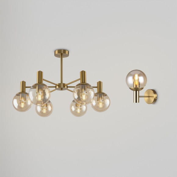 Люстра потолочная Freya FR5175PL-06BS Globo под лампы 6xE27 60W