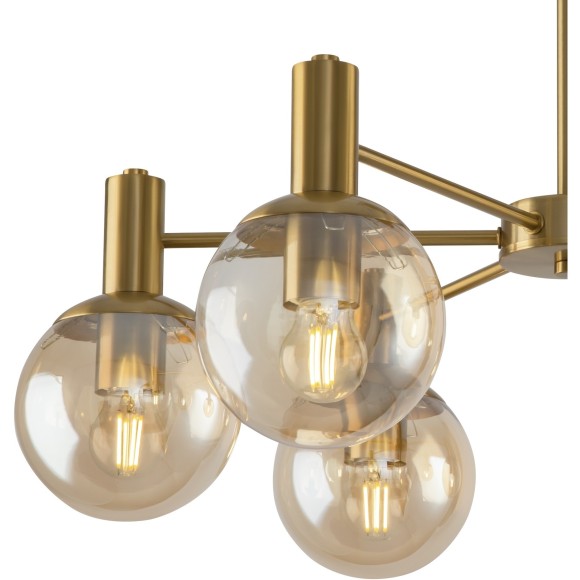 Люстра потолочная Freya FR5175PL-06BS Globo под лампы 6xE27 60W