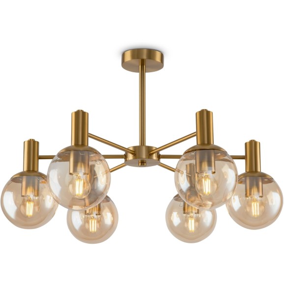 Люстра потолочная Freya FR5175PL-06BS Globo под лампы 6xE27 60W