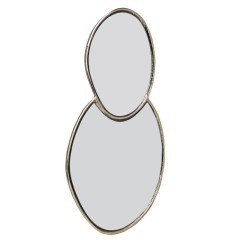 425004 BANI Декоративное зеркало в стиле Ар-деко L450 B10 H275 сталь зеркальное стекло латунь 425004 BANI Декоративное зеркало в стиле Ар-деко L450 B10 H275 сталь зеркальное стекло латунь